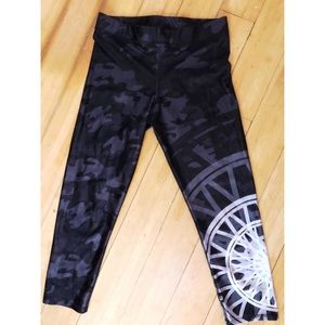 Soulcycle x Terez camo leggings